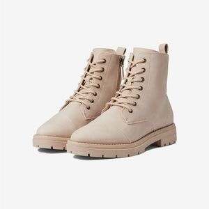 Women's Alaya Lace-Up Lug Combat Booties